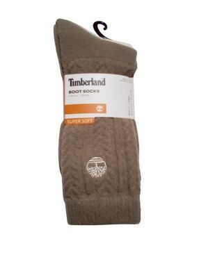 Timberland Women's Super Soft Boot Socks 2 Pair Pack Shoe Size 6.5-9.5 NWT